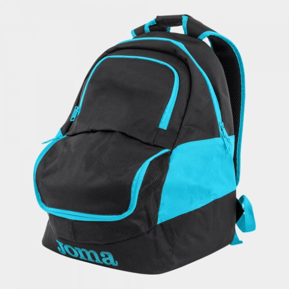 Рюкзак JOMA DIAMOND II BAG Черный-бирюзовый