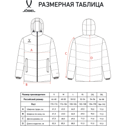 Куртка утепленная JOGEL ESSENTIAL PerFormPROOF Padded Jacket, темно-синий