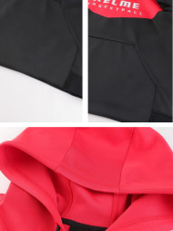 Худи KELME Knitted Hooded Sweatshirt (Black/Red)