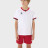 Детская футбольная форма KELME Football Uniform Set (White/Red)