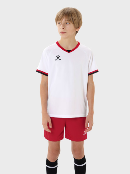 Детская футбольная форма KELME Football Uniform Set (White/Red)