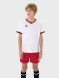 Детская футбольная форма KELME Football Uniform Set (White/Red)