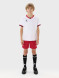 Детская футбольная форма KELME Football Uniform Set (White/Red)