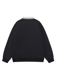 Свитшот KELME Lapel Sweatshirt Black