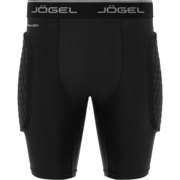 Шорты вратарские с защитой JOGEL ScalePad Goalkeeper Shorts, черный