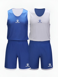 Баскетбольная форма KELME Double-Sided Basketball Uniform (Blue/White)