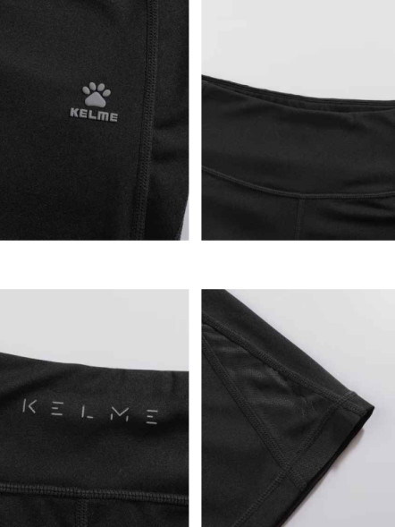 Брюки KELME Tight Short Section (Five Points) Black