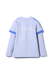 Детский лонгслив KELME Boys Long Sleeve T-Shirt Grey