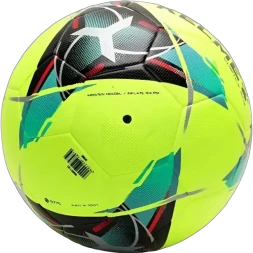 Мяч футбольный KELME Leather Football (18.2) (32 Panels) (Neon/Black)
