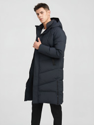 Пуховик KELME Long Down Jacket Dark Grey