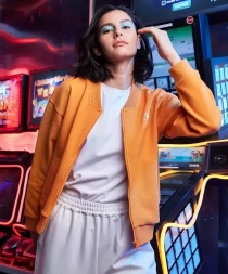 Бомбер KELME Knitted Coat Orange