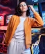 Бомбер KELME Knitted Coat Orange