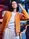 Бомбер KELME Knitted Coat Orange