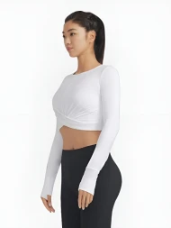 Лонгслив KELME Long Sleeve T-Shirt White