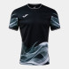 ФУТБОЛКА С КОРОТКИМ РУКАВОМ WAVE ЧЕРНЫЙ БЕЛЫЙ