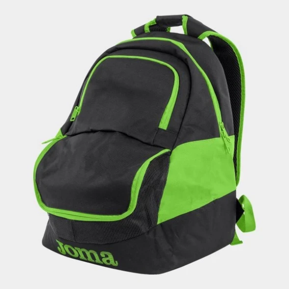 Рюкзак JOMA DIAMOND II BAG Черный-зеленый