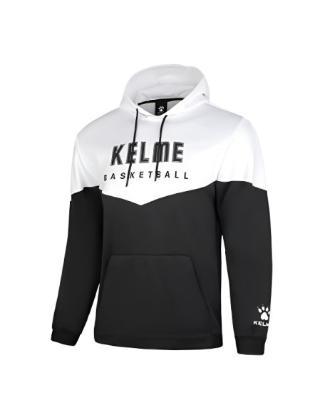 Худи KELME Knitted Hooded Sweatshirt (Black/White)