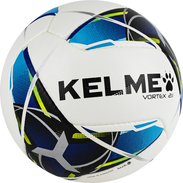 Мяч футбольный KELME Hand Stitched Football Ball (White/Light Blue)