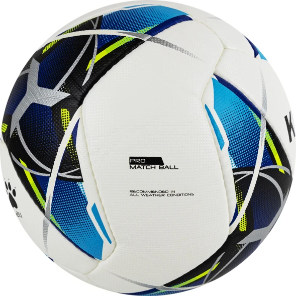 Мяч футбольный KELME Hand Stitched Football Ball (White/Light Blue)