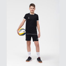 Футболка волейбольная JÖGEL CAMP, черный, детский