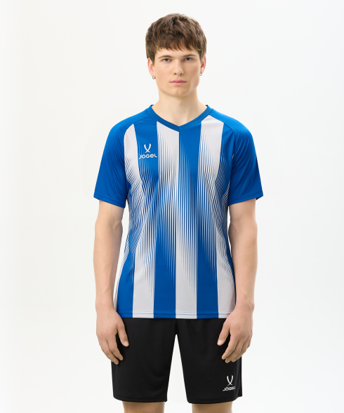 Футболка игровая JOGEL CAMP Striped Jersey, синий/белый