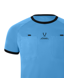 Футболка судейская JOGEL Referee tee, голубой