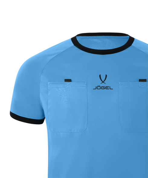 Футболка судейская JOGEL Referee tee, голубой
