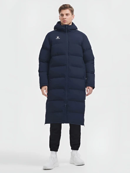 Пуховик KELME Men's Long Clothes Dark Blue