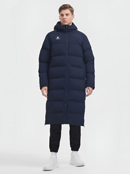 Пуховик KELME Men's Long Clothes Dark Blue