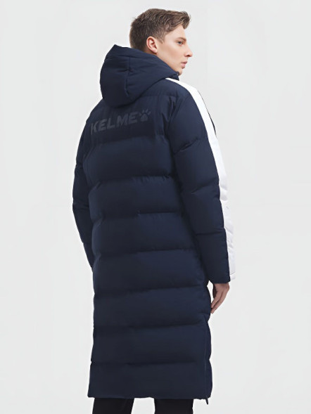 Пуховик KELME Men's Long Clothes Dark Blue