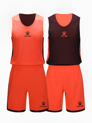 Баскетбольная форма KELME Double-Sided Basketball Uniform Orange