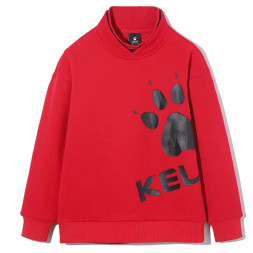 Детский свитшот KELME Boy's Round Neck Sweater Red