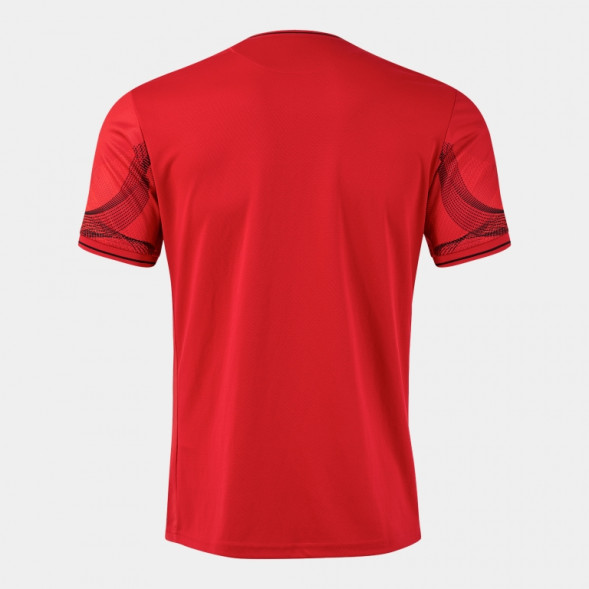 ФУТБОЛКА С КОРОТКИМ РУКАВОМ WAVE КРАСНЫЙ ЧЕРНЫЙ