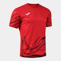 ФУТБОЛКА С КОРОТКИМ РУКАВОМ WAVE КРАСНЫЙ ЧЕРНЫЙ