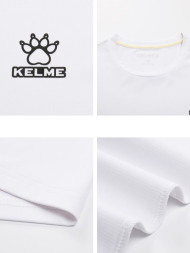 Футболка KELME Round Neck Short Sleeve T-Shirt White