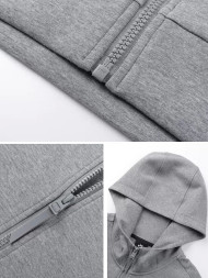 Толстовка KELME Women's Hooded Jacket Dark Grey