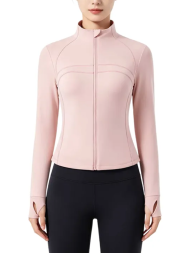 Женская толстовка KELME Stand-Up Collar Knit Cardigan Apricot Pink
