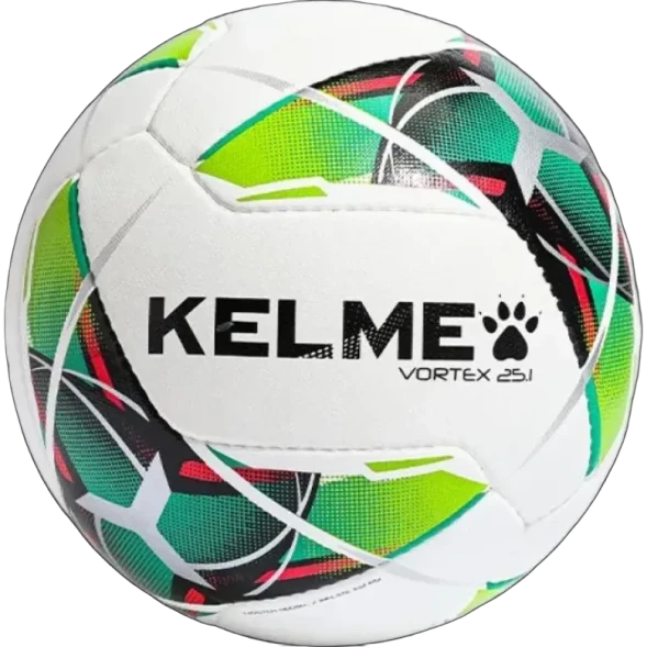 Футбольный мяч KELME Hand Stitched Football (White/Green)