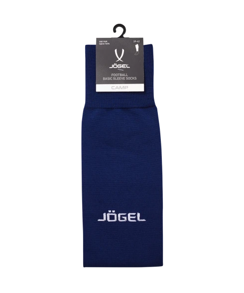 Гольфы футбольные JOGEL CAMP BASIC SLEEVE SOCKS, темно-синий/белый