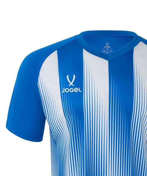 Футболка игровая JOGEL CAMP Striped Jersey, синий/белый, детский