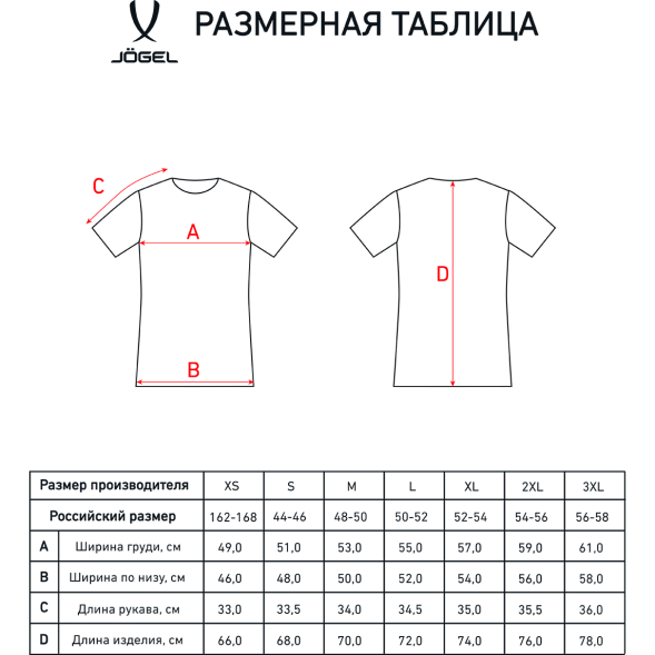 Футболка судейская JÖGEL Referee tee, желтый