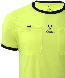 Футболка судейская JOGEL Referee tee, желтый