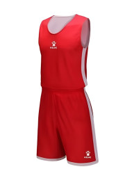 Баскетбольная форма KELME Double-Sided Basketball Uniform Red
