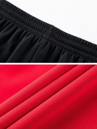 Детская футбольная форма KELME Short-Sleeved Football Suit (Red/Black)