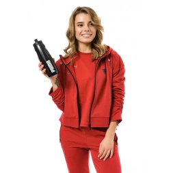 Бутылка для воды PUMA TR bottle core, 05381335, объем 750мл, ПЭ, ПП, ПТУ, силикон, бело-розовый