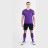 Футбольная форма KELME S/S Football Set (Light Purple/Black)