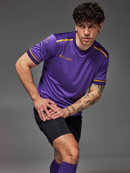 Футбольная форма KELME S/S Football Set (Light Purple/Black)