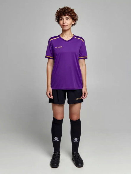 Футбольная форма KELME S/S Football Set (Light Purple/Black)