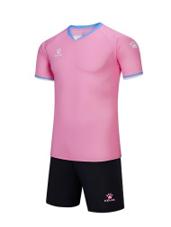 Детская футбольная форма KELME Football Uniform Set (Pink/Black)
