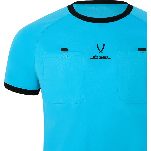 Футболка судейская JOGEL Referee tee, голубой
